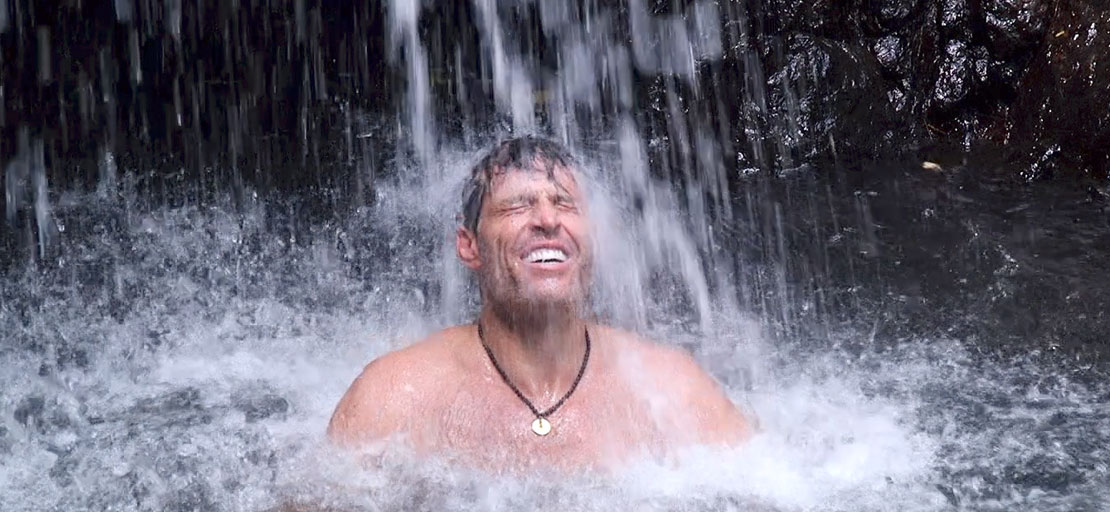 Tony Robbins and cold water therapy
